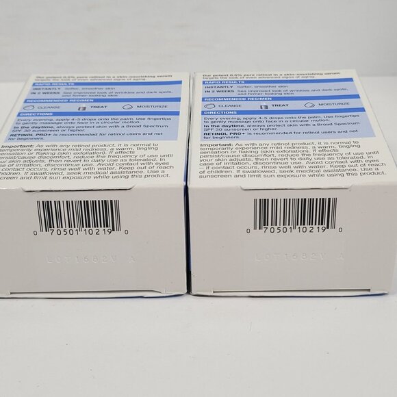 Neutrogena Rapid Wrinkle Repair Retinol Pro+.5% Power Serum 1 FL OZ Set of 2 NIB - Picture 5 of 5